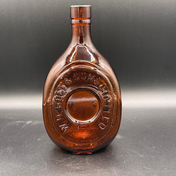 Vintage Aberlour Glenlivet Distillery 3-Sided Glass Bottle by W.H.Holt & Sons - Picture 1 of 9